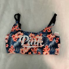 Nwt, Never Worn! Back Is Caged As Pictured. Straps Are Adjustable. Bra With Removable Padding. Top-Rated Seller! All Items Ship Next Day! All Reasonable Offers Considered. 15% Discount On Bundles! Feel Free To Ask Me Any Questions(: Happy Poshing! Victoria's Secret Seamless Full Coverage Bra, Victoria's Secret Swimwear With Built-in Bra For Summer, Victoria's Secret Summer Floral Print Bra, Victoria's Secret Push-up Bra With Adjustable Straps, Vs Bras, High Neck Bra, Victoria's Secret Pink Bra With Built-in Bra, Adjustable Bra, Pink Bralette