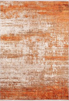 machine-washable-area-rug-Brushed-Modern-Collection-Orange-JR584 Dining Room Lounge, Sleek Furniture, Warm Palette, Honey Oak, Room Ambiance, Orange Rug, Farmhouse Decor Living Room, Distressed Rug, Rug Modern