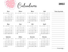 a calendar for the year 2013 with a pink flower on it's front page