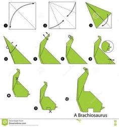 step by step instructions to make origami