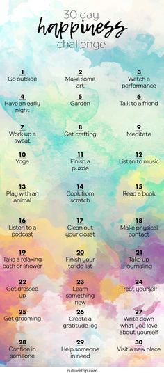 The 30 Day Happiness Challenge 30 Day Happiness Challenge, Happiness Challenge, Ricky Gervais, Vie Motivation, Yoga Sequences, 30 Day Challenge, Massage Therapy, Better Life, Mind Body