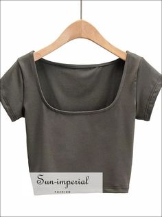 Style: Casual Origin: Mainland China Clothing Length: Short Decoration: NONE Sleeve Style: Regular Fabric Type: JERSEY Material: Polyester Material: Spandex Pattern Type: Solid Sleeve Length(cm): Short Fit: Fits smaller than usual. Please check this store's sizing info Tops Type: Tees Season: Summer Item Type: Tops Gender: WOMEN Collar: Square Collar Fit Type: skinny Size Table S : Shoulder 34cm(13.4") Bust 74-84cm(29.1"-33.1") Sleeve 9cm(3.5") Length 38cm(15") M : Shoulder 35cm(13.8") Bust 78-8 Street Casual Men, Y2k Outfit Ideas, China Clothes, Plain Shorts, Crop T Shirt, Cartoon Outfits, Next Clothes, Collars For Women, Collar Pattern