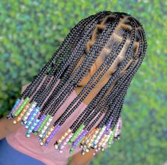 Kids hair Christmas Braids For Black Kids, Knotless Braids With Beads Kids, Toddler Knotless Braids With Beads, Black Kids Hairstyles Braids, Kids Large Knotless Braids, Little Black Girls Box Braids Kid Hairstyles, Kid Knotless Braids, Kids Knotless Box Braids With Beads, Braided Hairstyles For Black Hair Kids With Beads