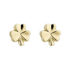 PRICES MAY VARY. Shamrock earrings measure approximately ¼" tall by ¼" wide for smaller studs. Earrings are beautifully gold plated with green enamel for a smooth shine. Come in a lovely gift box for the perfect Irish gift. Made in Co. Dublin, Ireland Celtic Jewelry for women; Satisfaction guaranteed Perfect for everyday wear, these small shamrock earrings add just a touch of Ireland to your wardrobe. These small studs feature the beloved shamrock known to bring good luck making the earrings a great Irish gift for anyone in need of a lucky day! The lucky earrings are beautifully gold plated for that Irish shine and measure approximately 1/4" tall by 1/4" wide for a smaller stud. The shamrock earrings come in a lovely gift box making a beautiful presentation when giving as a gift. The Irish Cadmium-free 14k Gold Earrings As Gift, Irish Earrings, Lucky Earrings, Shamrock Earrings, Irish Shamrock, Gold Earrings For Women, Irish Gifts, Celtic Jewelry, 10k Gold