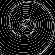 an abstract black and white spiral background