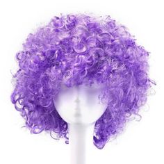 Length: 12 Inches. Easy To Wash, Easy To Care, Easy To Use. Feature: One Size Fits Most. You Can Wear Your Wig Easily. Function: Perfect For Party, Cosplay, Halloween, Club, Carnival, Christmas, Or Just For Fun. Funny Wigs, Clown Wig, Purple Wig, Wig Party, Funny Shows, Halloween Wigs, Afro Wigs, Hair Replacement, Wigs Online