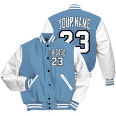 Brand Dunkare High OG First In Flight 1s Varsity Jacket Custom Name Chicago 23 All Over Print Baseball Varsity Jacket Varsity Jacket Men, Baseball Varsity Jacket, In Flight, Jacket Outfits, Custom Name, All Over Print, Varsity Jacket, Flight, Mens Jackets