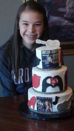 Taylor Swift Our Song, Bday Plans, Old Birthday Cake, 13 Birthday Cake, Our Song