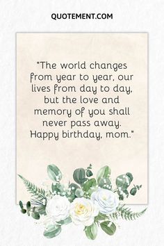 I searched the web to collect the loveliest ways to say happy birthday in heaven mom.

These touching birthday quotes for mom will help you share some words of love with your late mother as a way to pay tribute to her life and celebrate her special day. Remembering Mom On Her Birthday, Mother Heavenly Birthday, Birthday Wishes For Mum In Heaven, Happy Heavenly Birthday Mom Mothers, Birthday Wishes For My Mom, Moms Bday In Heaven, Happy Birthday In Heaven Mom, For My Mom In Heaven, Heartfelt Happy Birthday Wishes