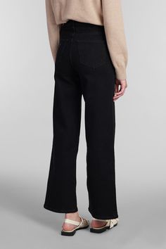 Andi Jeans in black cotton, flap closure, belt loops, five pockets, back patch logo, 99% cotton, 1% elastan, Made in TunisiaGender: WomenMaterial: COTTONColor: BlackMade in: ITProduct ID: 402391_J1635*Import tax/duty will be calculated at checkout (If applicable) Back Patch, Tunisia, Black Cotton, Patch Logo, ? Logo, Black, Color