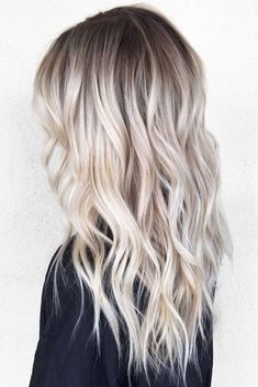 Balayage Lob, Platinum Blonde Balayage, Bob Blonde, Ash Blonde Hair Colour, Platinum Blonde Hair Color, Blonde Hairstyle, Icy Blonde Hair, Ash Blonde Balayage, Blond Balayage