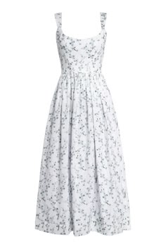 OTM Exclusive: Apple Beaded Floral Embroidered Linen Full Skirt Corset | Over The Moon Embroidered Linen, Dress 16