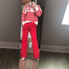 Brand New: Cherry Red Snow Pants. Perfect For Skiing, Snowboarding, Or Just Playing In The Snow. Size Small. I’m 5’10 And 125lbs For Reference On How They Fit. I’ve Worn Them Once. Red Wide Leg Winter Pants, Snow Pants, Cherry Red, Ski And Snowboard, Snowboarding, Lady In Red, Skiing, Pant Jumpsuit, Pants For Women