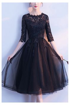 10% off now! lace sleeved semi party dress with sleeves online. Sheprom offers formal, party, casual & more style dresses to fit your special occasions. Knee-length Lace Party Dress, Formal Lace A-line Mini Dress, Formal A-line Dress With Illusion Neckline, Lace Sleeve Evening Dress For Prom, Spring Formal Midi Dress With Lace Bodice, Prom Dress With Illusion Neckline, Knee-length, Evening A-line Dress With Lace Sleeves, Prom Evening Dress With Lace Sleeves, Knee-length Wedding Dresses For Party Season