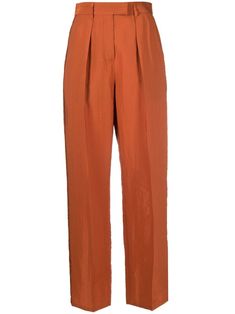 23 Fashion, Tailored Trousers, High Waisted Trousers, Welt Pockets, Burnt Orange, Karl Lagerfeld, Bottoms Pants, Fashion Store, Fashion Inspiration