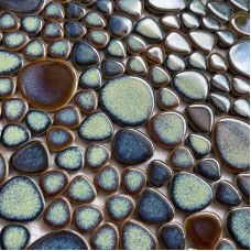 Green porcelain pebble tile heart-shaped mosaic glazed wall tiles kitchen backsplash swimming pool tile flooring PPT619A Wall Tiles Kitchen, Craftsman Tile, Shower Wall Tile, Green Porcelain, Swimming Pool Tiles, Glazed Walls, Pebble Tile, Tiles Kitchen, Ceramic Mosaic Tile