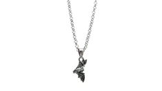 "This necklace is the perfect way to add a little batty aesthetic to your outfit. It's got a highly detailed bat charm, so you can be sure that it'll be a conversation starter at your next goth party. This dainty black bat necklace is perfect for layering and long enough to be worn alone. The chain is 20\" long, with a gunmetal gray rolo chain.  If you love bats and want to add some goth style to your wardrobe, this is the necklace for you." Goth Party, Gothic Party, Bat Necklace, Spider Jewelry, Octopus Pendant, Goth Necklace, Key Pendant Necklace, Casual Earrings, Goth Style