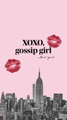 Pink Newyork gossip girl wallpaper with kisses xoxo gossip girl upper east side iphone wallpaper Gossip Girl Wallpaper, Summer Prints Wallpaper, Xoxo Gossip Girl, The Best Wallpapers, Purple Flowers Wallpaper, Xoxo Gossip, Best Wallpapers, Phone Screen Wallpaper, Film Posters Vintage