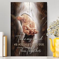 The Hand Of God Canvas - Jesus Take My Hand Canvas Art - Christian Art - Bible Verse Wall Art - Religious Home Decor Hand Of God Painting, Jesus Hold My Hand, God Painting, The Hand Of God, Take My Hand, Hand Of God, Religious Wall Art, Jesus Painting, Portrait Canvas