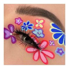 Crazy Eyeshadow, Mexican Makeup, Eyeshadow Designs, Show Makeup, Indie Makeup, Face Art Makeup, Rave Makeup, Halloween Makeup Inspiration