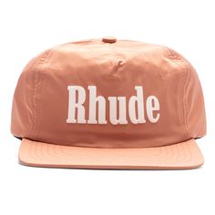 Rhude’s western-inspired aesthetics are displayed in the Sport Logo Hat. Cut from polyester and cotton, the hat features woven eyelets on the crown in addition to a flat brim for added detailing. An adjustable back tab is placed, while the embroidered branding on the face finishes the look. Cotton/polyester blend Embroidered logo branding Woven eyelets Flat brim Adjustable back tab Style No: RHPS23HA130413520352 Spring Streetwear Flat Brim Hat, Wide Brim Snapback Hat For Spring, Wide Brim Snapback Hat For Spring Outdoor, Classic 5-panel Spring Hat, Classic Snapback Hat With Curved Brim For Spring, Classic Spring Snapback Hat With Curved Brim, Logo Hat, Sport Logo, Sports Logo