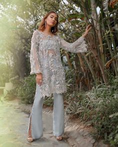 Jeroche on Instagram: “Such dreamy details - intricately handworked with exquisite embellishments embellishments, this icy blue formal is ideal for summer…” Pakistani Wedding Guest Outfits, Casual Bridal Dress, Casual Indian Fashion, Beautiful Pakistani Dresses, Indian Bridal Dress, Simple Pakistani Dresses, Muslim Fashion Outfits, Boutique Dress Designs, Classy Dress Outfits