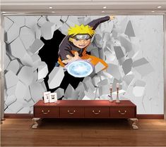 naruto wallpaper Anime Wall Mural, Naruto Photo, Wallpaper Boys, Japanese Cartoon Characters, Kids Bedroom Boys, Mural 3d, Anime Wall, Bedroom Wall Paint, Abstract Art Wallpaper