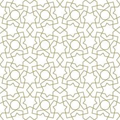 an abstract geometric design in gold and white