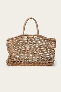 Allegra Natural Net Bag – Vitamin A Net Bag, Beach Day, Fabric Care, Straw Bag