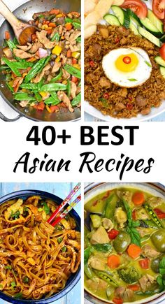 This collection of quick and easy Asian Recipes will have you skipping the take out and reaching for your wok! Who knew making such exotic flavors was so simple? Best Asian Recipes, Thai Cashew Chicken, Stir Fry Recipes Chicken, Quick Stir Fry, Mongolian Beef, Easy Asian