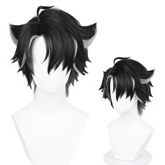 Man Hair Design, Black Short Wig, Sonic Cosplay, Character Hairstyles, Size Of The Problem, Boys Halloween Costume, Black Cosplay Wig, Men Cosplay, Professional Costumes