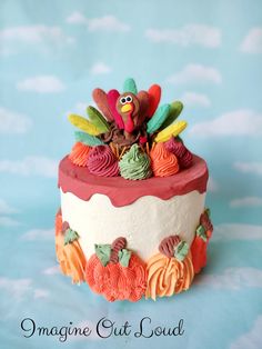 *Free Shipping is standard First Class Mail* Shipping upgrades are available at checkout! Welcome! READY TO SHIP!! This cake is completely handmade with all NON food ingredients!  This little guy is a labor of love!! He is so excited to celebrate Thanksgiving with you!  This a complete one of a kind centerpiece <3 Drooling Allowed Each dessert is lovingly handmade! Wonderful for the waistline and your teeth, especially around the holidays! ~and they won't attract unwanted critters either!    Measurements are : Overall height is around 10.5" and it is 9" wide on  bottom. Original design by me; Debra Lea. Be sure to take a look around my shop for more faux sweets! None edible, decorative purposes only. Pumpkins Decor, Cake Centerpieces, Autumn Pumpkins, Fake Cake, Dripping Springs, Food Ingredients, Thanksgiving Turkey