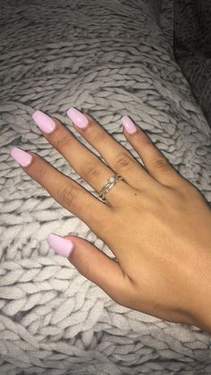 Fresh Nails Colour, Acrylic Nails Colours, Acrylic Nails Colour Ideas, Short Coffin Nail Ideas Simple, Pink Lilac Nails, Coffin Nail Ideas Pink, One Colour Acrylic Nails, Coffin Nail Ideas Simple, Simple Acrylic Nails Coffin