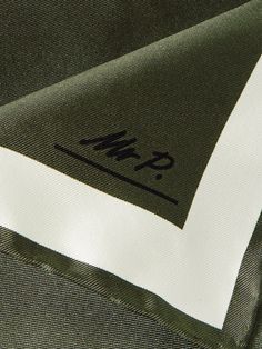 DESIGNED BY MR PORTER. Sometimes a plain and simple pocket square is just the ticket. Mr P.'s is made from quality silk-twill, so it folds effortlessly and has a subtle lustre. Mr P, Notes Design, Luxury Sneakers, Common Projects, Fine Jewelry Designers, Silk Twill, Classic Sneakers, Derby Shoes, Espadrille Shoes