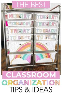 the best classroom organization tips and ideas for kids to use in their homes or school