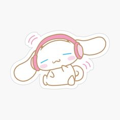 Get my art printed on awesome products. Support me at Redbubble #RBandME: https://www.redbubble.com/i/sticker/Cinnamoroll-Sanrio-music-music-by-thetachicorner/160406855.EJUG5?asc=u Cinamaroll Sticker, Cute Stickers Printable Sanrio, Sanrio Cinnamoroll Stickers, Sticker Ideas Sanrio, Cinnamon Roll Sanrio Stickers Printable, Cinnamon Roll Sanrio Sticker, Cute Stickers Sanrio, Cinnamoroll Stickers Printable, Cute Music Stickers