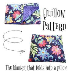 the quilt pattern is shown with instructions for how to sew it