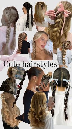 Casual Hairstyles For Long Hair, Cute Volleyball Hairstyles, Cute Sporty Hairstyles, Hair Inspiration Long, Sport Hair, Cute Simple Hairstyles