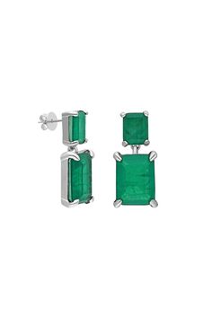 These stunning drop earrings are handcrafted with simulated emeralds and solid 925 sterling silver. They are the perfect earrings to dress up any look!SizeMeasures 1.2 inches in lengthMaterials Used• 925 Sterling Silver• Simulated Emeralds• 18k Yellow Gold or Rhodium PlatedTaxes and CustomsPlease check your country’s tax and customs rate. Any Questions?Simply message us here and we will get back to you within 24 hours! Emerald Drop Earrings, Emerald Earrings Drop, Sterling Silver Cleaner, Silver Cleaner, Silver Drop Earrings, Jewelry Cleaner, Gold Plated Jewelry, Jewelry Plate, Solid 925 Sterling Silver