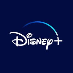 disney plus logo on a dark blue background