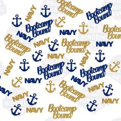 many different types of anchors and ships on a white background with the words new england