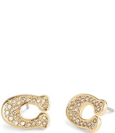 COACH
Signature Pav C Stud Earrings #coach #earring #style #trend #fashion #design #christmas #gift Coach Earrings, Design Christmas, Trend Fashion, Dillard's, Handbag Accessories, Christmas Gift, Stud Earrings, Handbags, Christmas