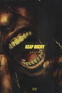 Rocky Poster, Gold Grill, Arte Van Gogh, Music Poster Design, Poster Room, Pink Canvas, Asap Rocky, Room Posters, Cool Posters