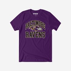 Baltimore Ravens Arched Wordmark T-Shirt FOCO Team Purple S - FOCO.com Clothes Wishlist, Logo Display, Casual Preppy Outfits, Team T Shirts, Baltimore Ravens, Team Shirts, Athletic Outfits, Look At You, The Team