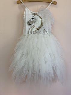 Tutu Du Monde Mystical Unicorn Tutu Dress in White Graduated Layers, Unicorn Tutu Dress, Mystical Unicorn, Beautiful Unicorn, 7th Birthday, Tutu Dress, Childrens Fashion, White Fashion