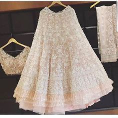 Indian Lenghas, Beautiful Lehengas, Lehenga Design, Half Sarees, Indian Wedding Outfits