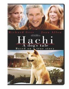 the dvd cover for hachi, a dog's tale based on true story