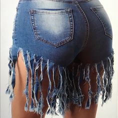 Destroyed “Fringed” Denim Shorts Available Sizes: Small, Medium, Large Long Denim Shorts, Big Star Jeans, Black Mom Jeans, Cutoff Jean Shorts, Boho Denim, Mom Jeans Shorts, Madewell Denim, Pink Jeans, High Waisted Jean Shorts