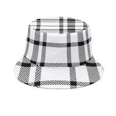 Printed with high-quality design patterns, fashionable and versatile, it's easy to wear when going out or commuting Made of 100% polyester Trendy White Bucket Hat, Trendy White Bucket Hat For Outdoor, Trendy White Brimmed Bucket Hat, White Bucket Hat For Spring Streetwear, White Wide Brim Hat For Streetwear, Trendy White Bucket Hat For Spring, White Cotton Bucket Hat For Streetwear, Casual White Bucket Sun Hat, Casual White Bucket Hat With Short Brim