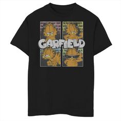 Your Garfield fan will love wearing this boys' Garfield Four Square Garfield Boxed Up Graphic Tee. Crewneck Short sleevesFABRIC & CARE Cotton Machine wash Imported Your Garfield fan will love wearing this boys' Garfield Four Square Garfield Boxed Up Graphic Tee. Licensed Character Your Garfield fan will love wearing this boys' Garfield Four Square Garfield Boxed Up Graphic Tee. Size: Medium. Color: Black. Gender: male. Age Group: kids. Silly Clothes, Cute Birthday Outfits, Roblox Shirt, Boy Tees, T Shirt Oversized, Oversized T Shirt, Shirt And Pants, Graphic Tees Women, Boys T Shirts